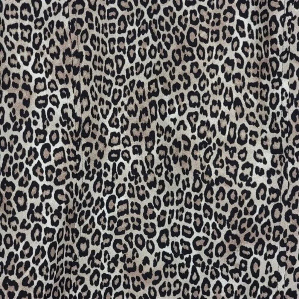 Chicos Animal Print Button Down Jacket Cream Brow… - image 8